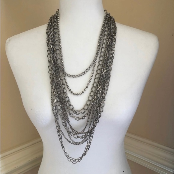 Multi chain necklace - Picture 5 of 9